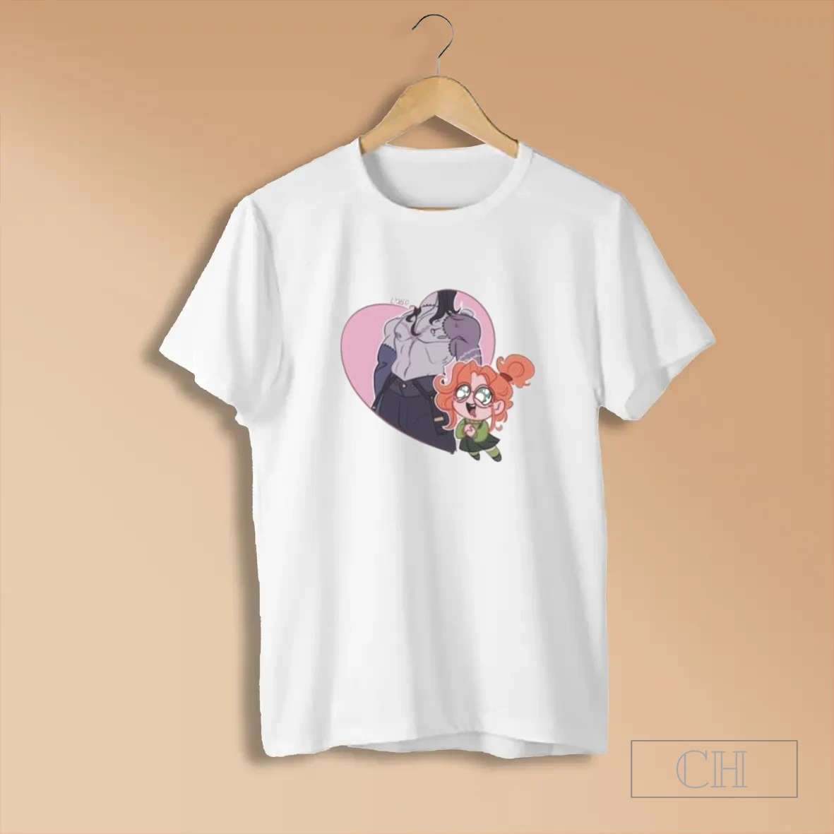Deadlock Cute Anime Girl And Frankenstein Monster T Shirt