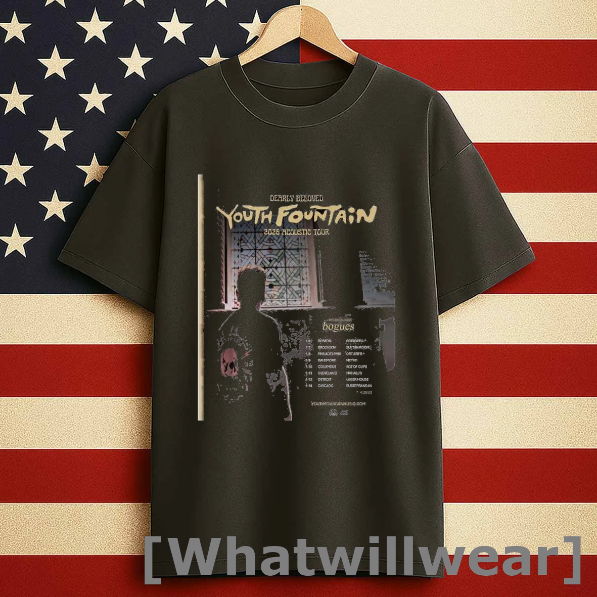 Dearly Beloved Youth Fountain Acoustic Tour 2026 Shirts