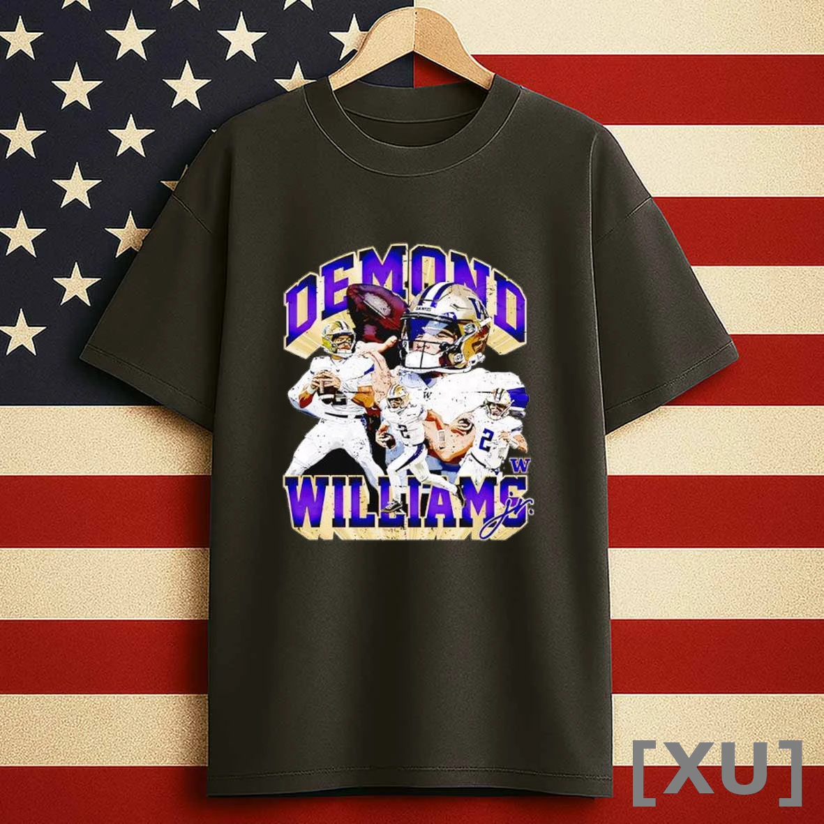 Demond Williams Jr Washington Huskies Signature Graphic Shirts