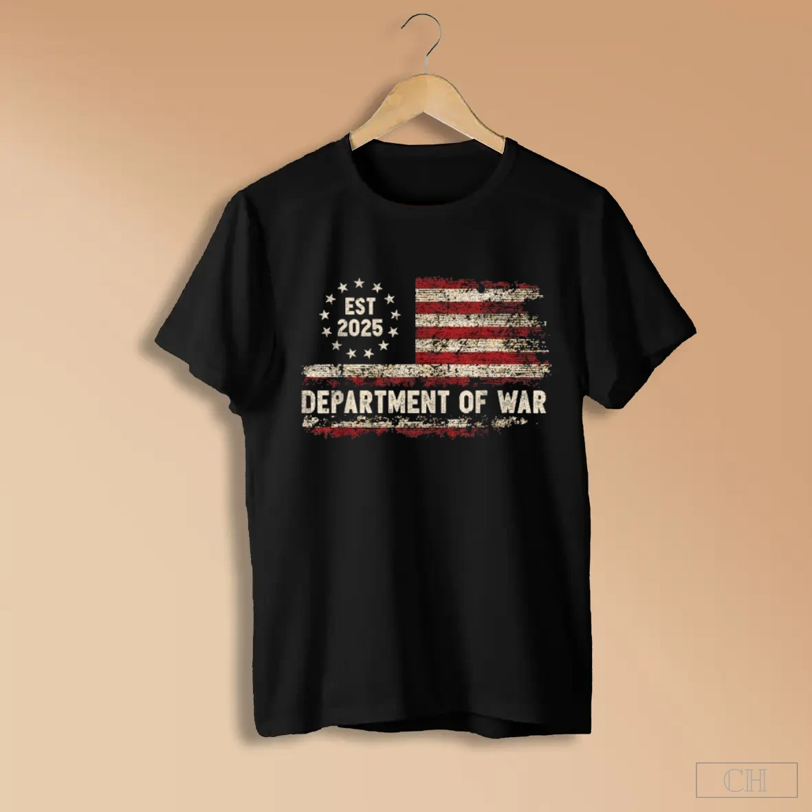 Department Of War Est 2025 American Flag Shirts