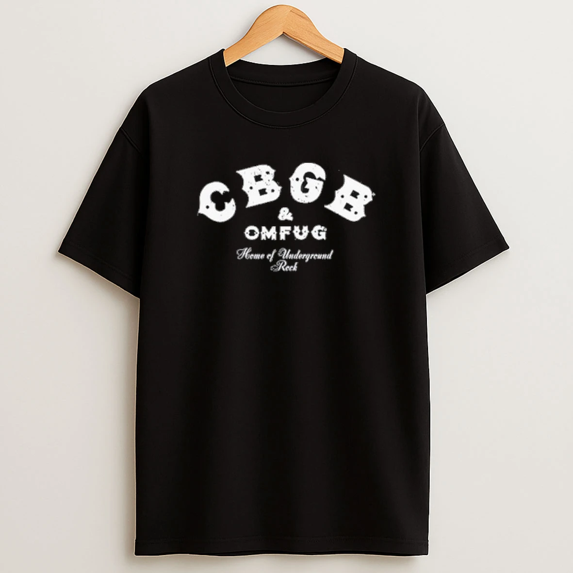 Distressed Cbgb And Omfug Home Of Underground Rook Shirts