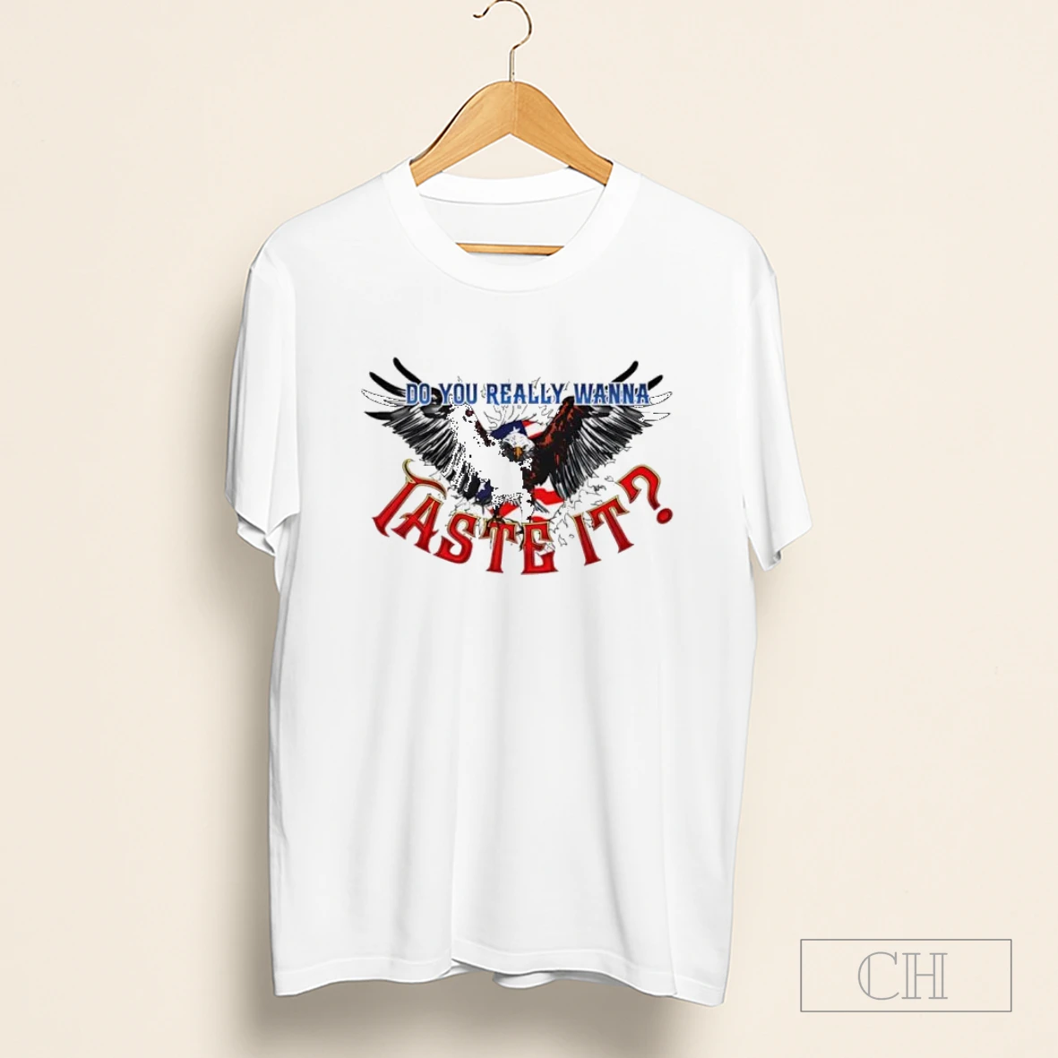 Do You Really Wanna Taste It Bald Eagle Flag Shirt