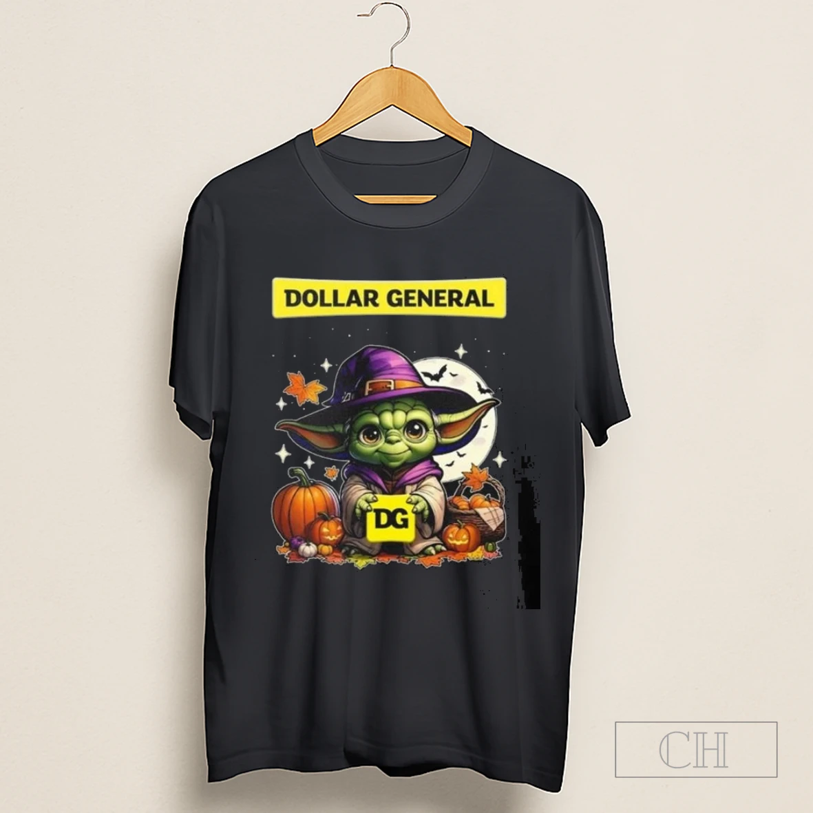 Dollar General X Baby Yoda Witch Halloween 2025 Shirt