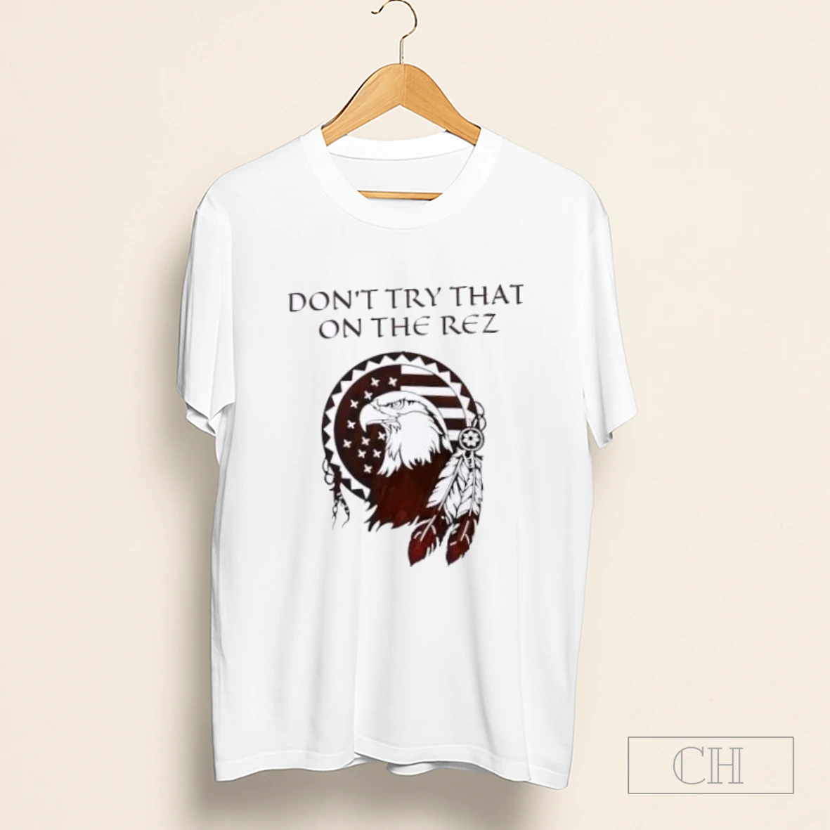 Dont Try That On The Rez Eagle Us Flag Shirt