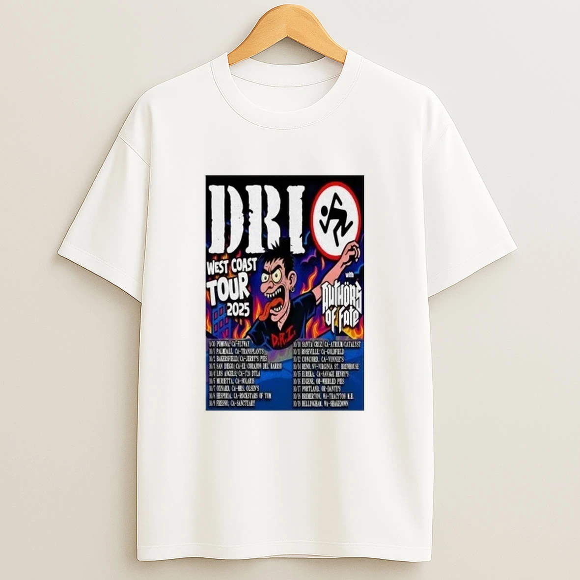 Dri Band 2025 West Coast Tour Shirts