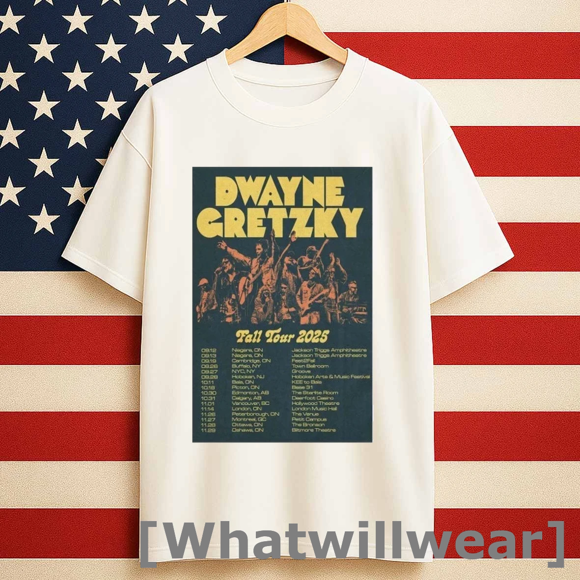 Dwayne Gretzky Fall Tour 2025 Shirts