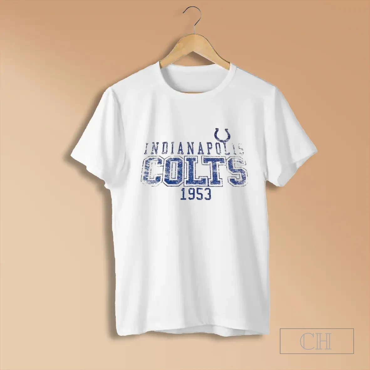 E4xqrtwr Indianapolis Colts Nfl Football 1953 Vintage T Shirts