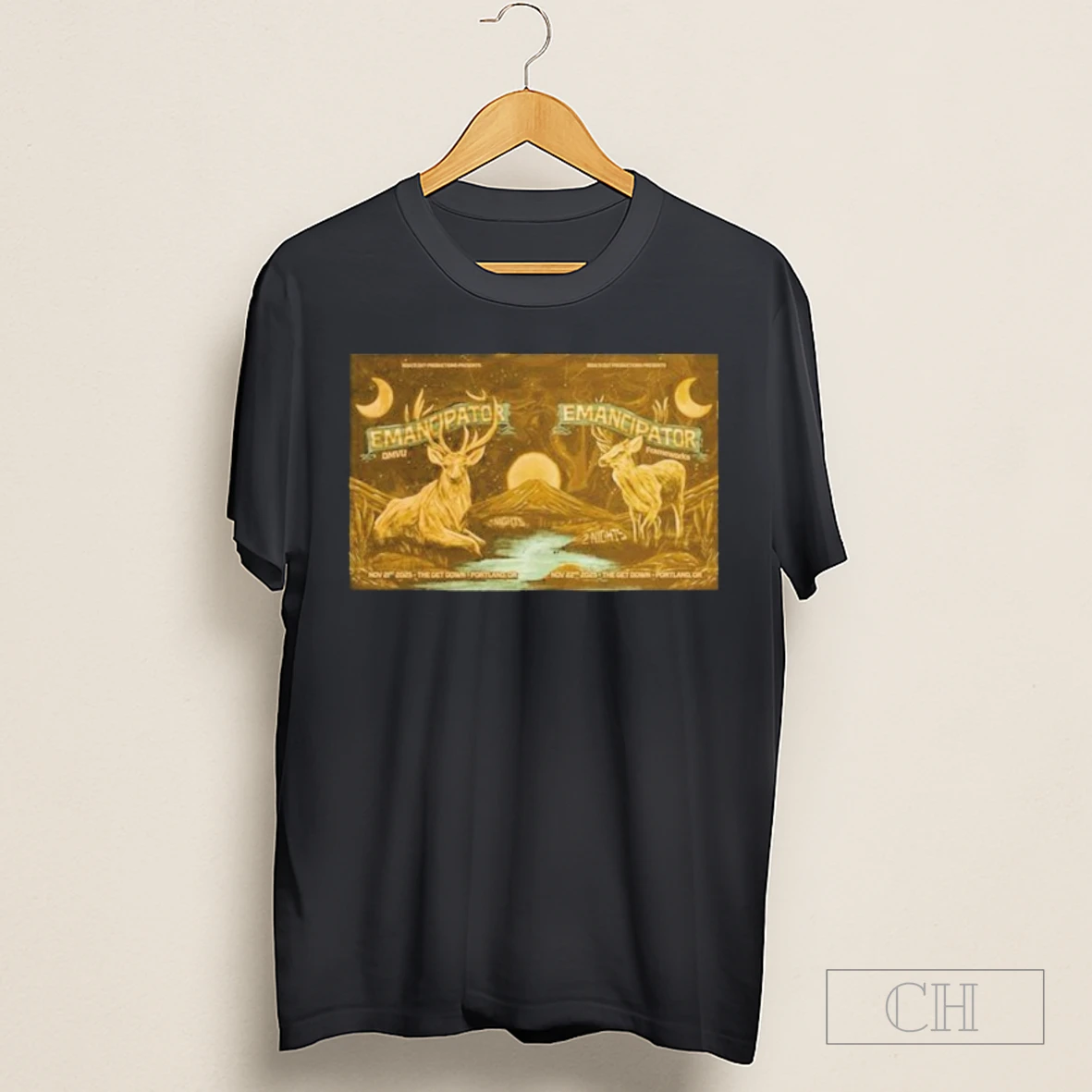 Emancipator Nov 21 22 2025 The Get Down Portland Or Deers Shirt