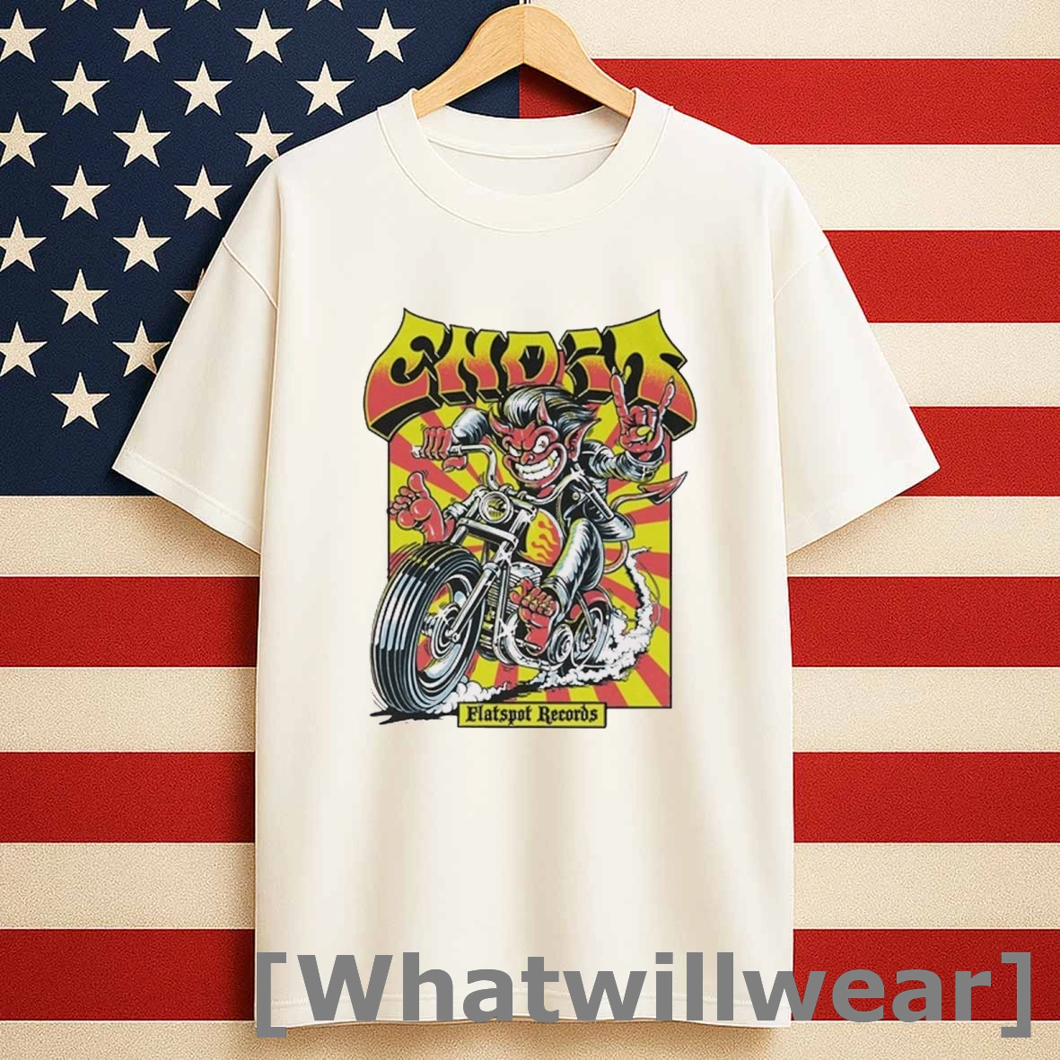 End It Baltimore 2025 Flatspot Records Devil Moto Painting Shirts