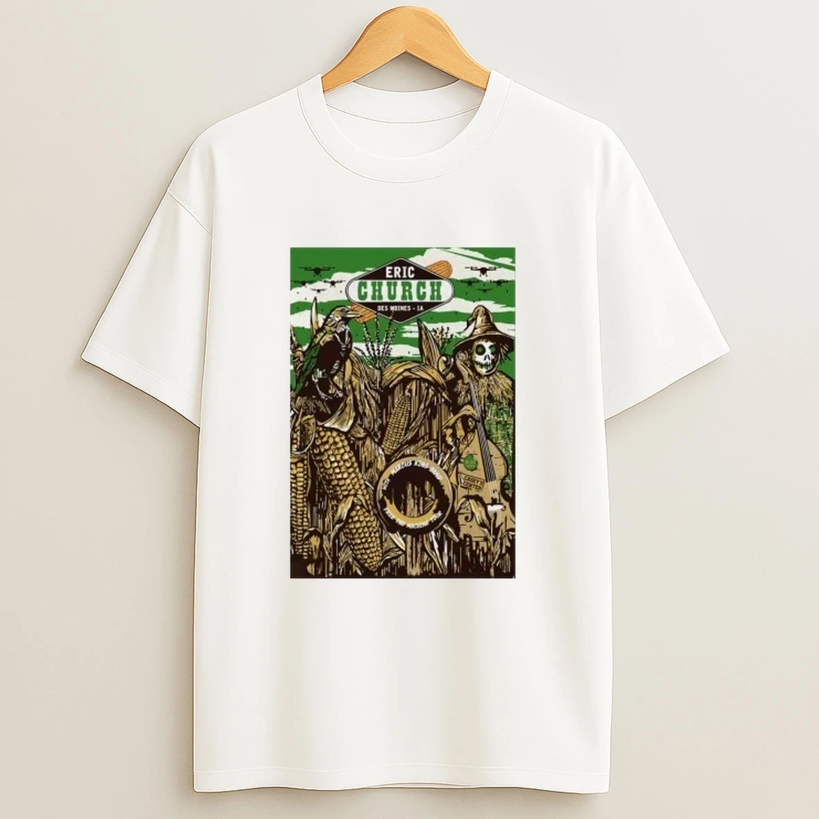Eric Church Sep 27 2025 Caseys Center Des Moines Ia Shirts