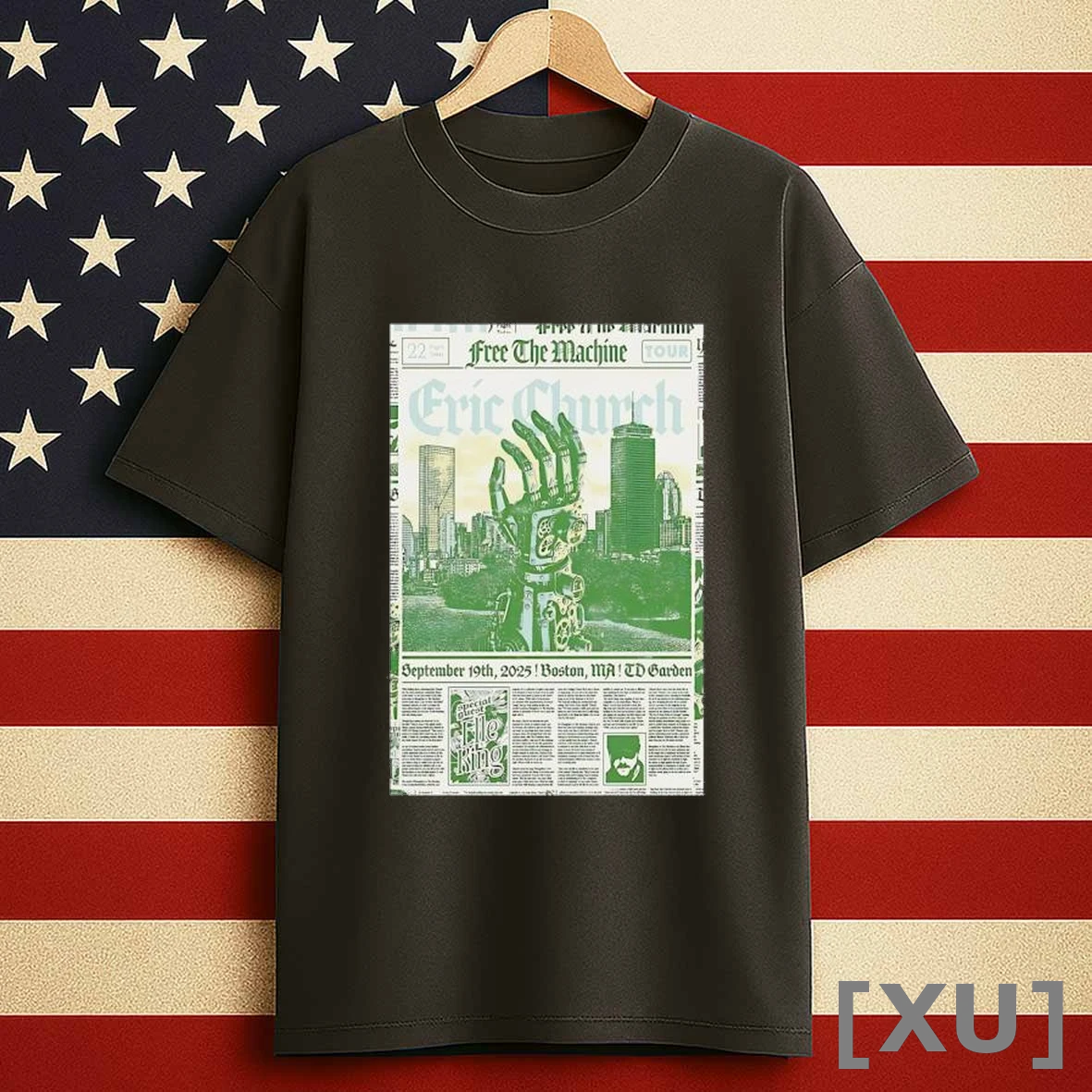 Eric Church September 19 2025 Td Garden Boston Ma Shirts