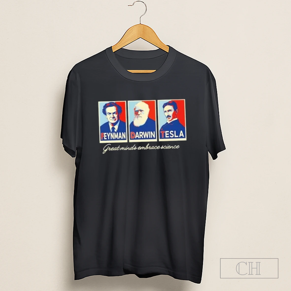 Fdt Feynman Darwin Tesla Great Minds Embrace Science Shirt