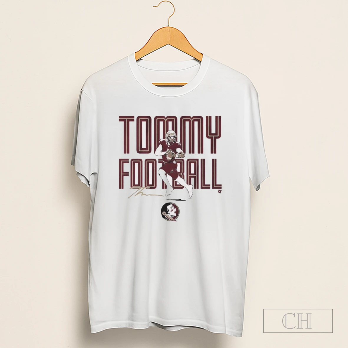 Fsu Florida State Seminoles Football Tommy Castellanos Tommy Football Signature Shirt