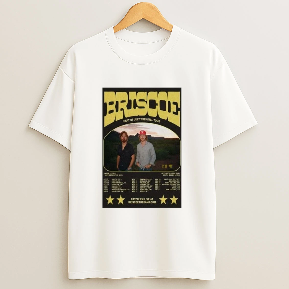 Fall Tour 2025 Briscoe Shirts