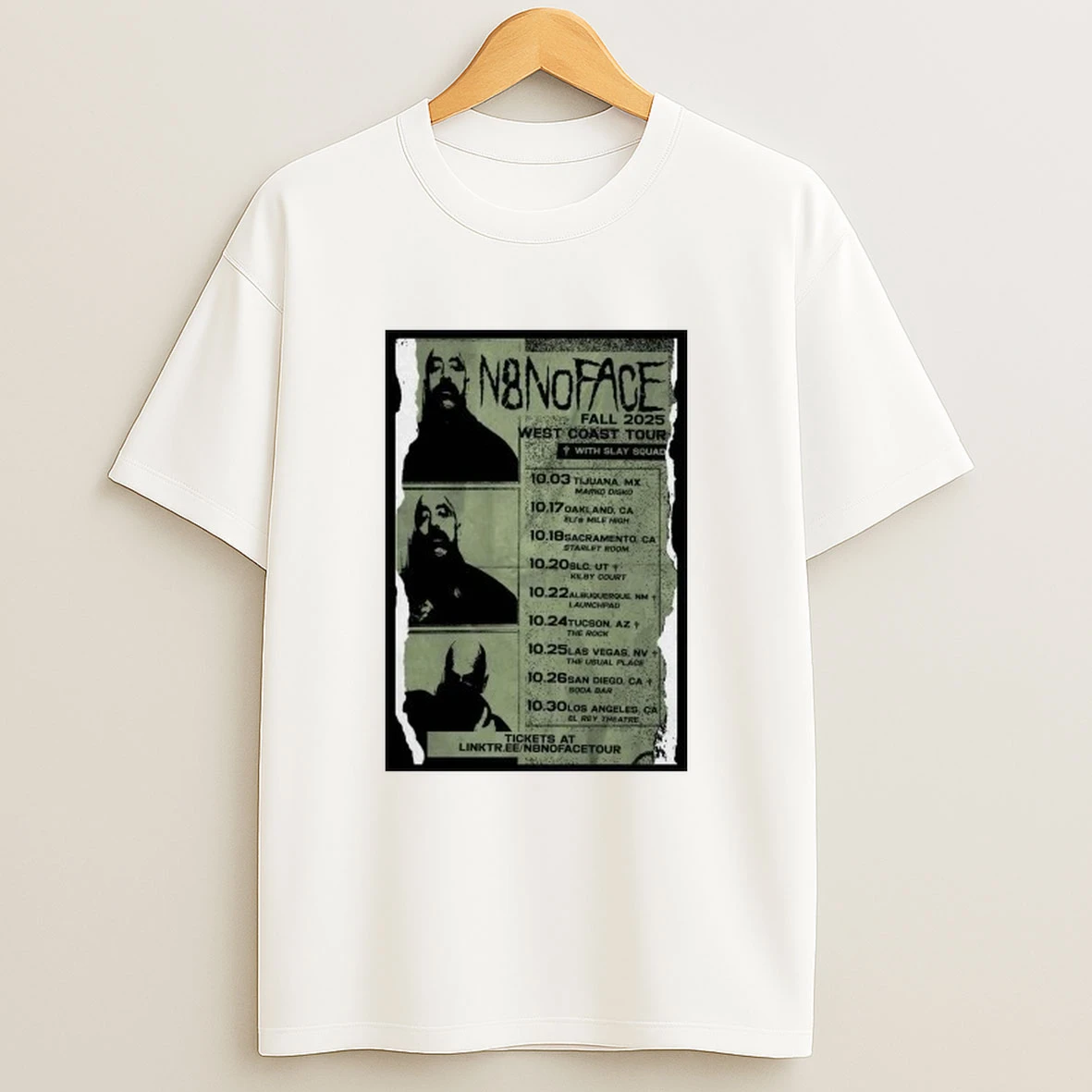Fall Tour 2025 N8noface Shirts
