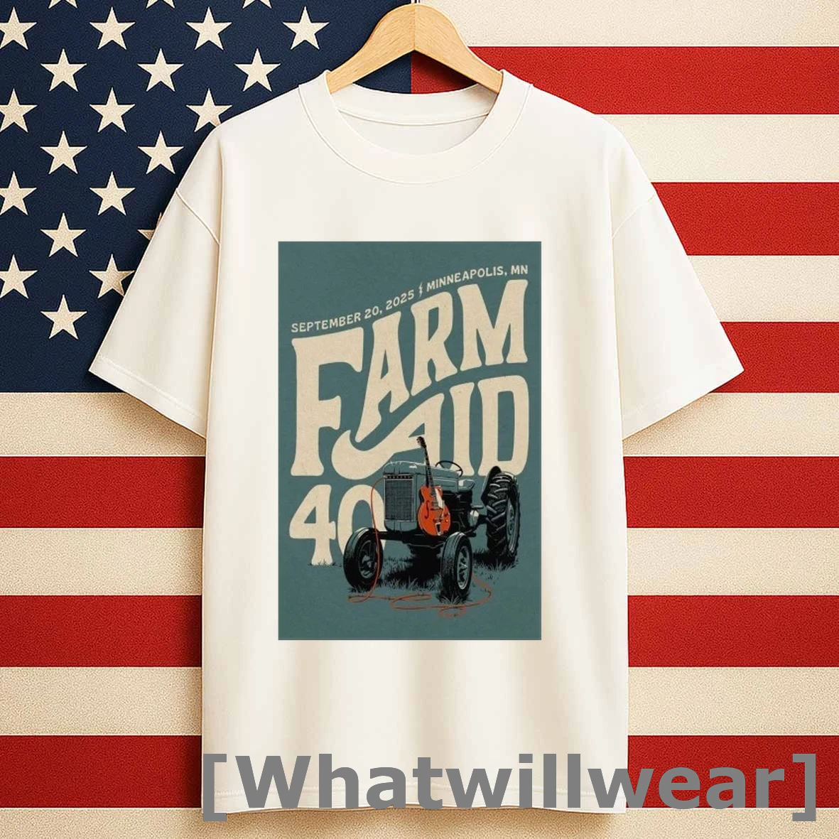 Farm Aid 40 Minnesota Concert Shirts
