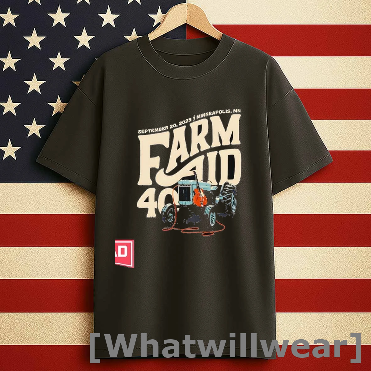 Farm Aid 40 Tractor Amp 9 20 2025 Shirts