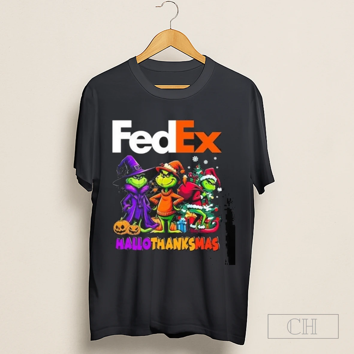 Fedex The Grinch Hallothanksmas 2025 Shirt