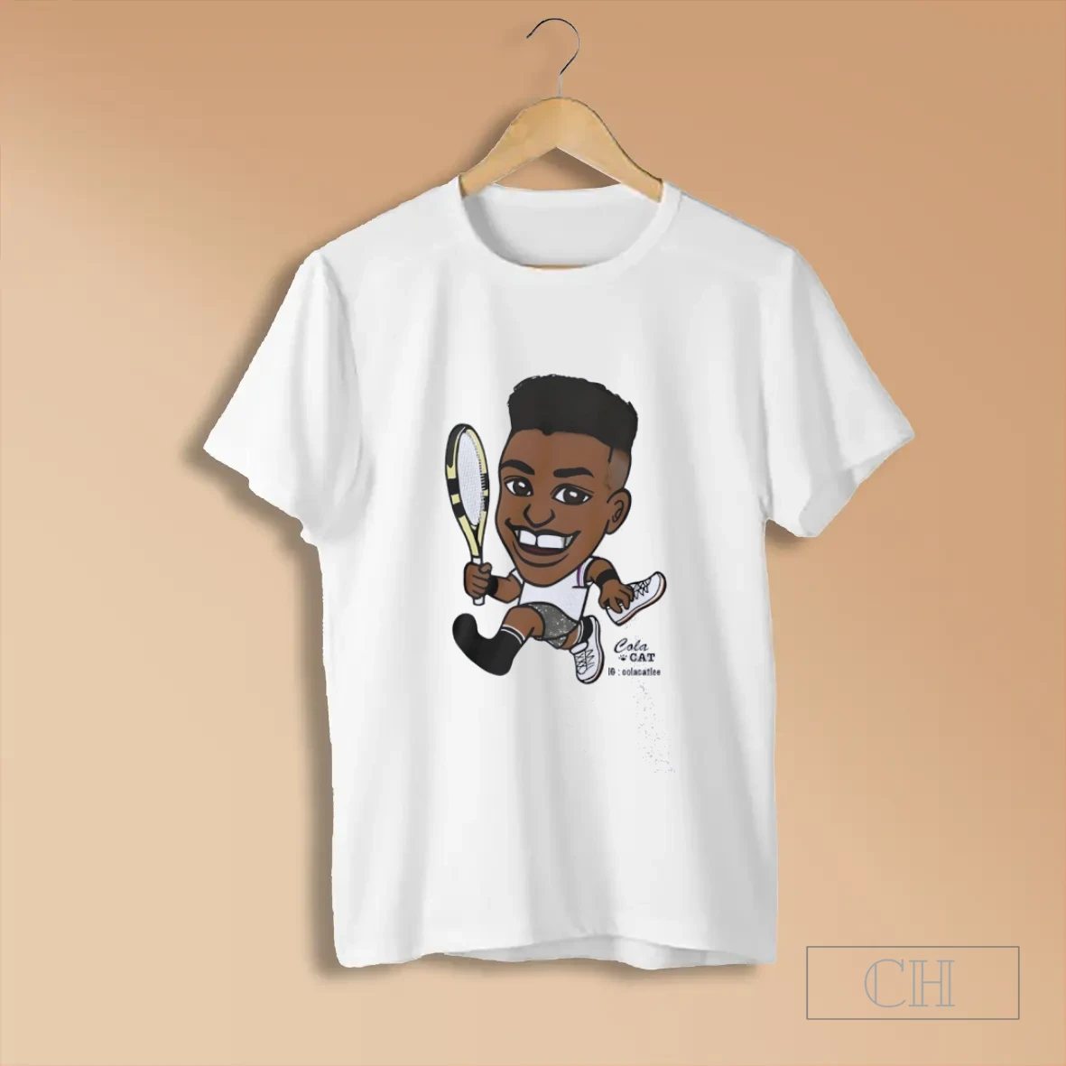 Felix Auger Aliassime Canadian Professional Tennis Cola Cat Graphic T Shirt
