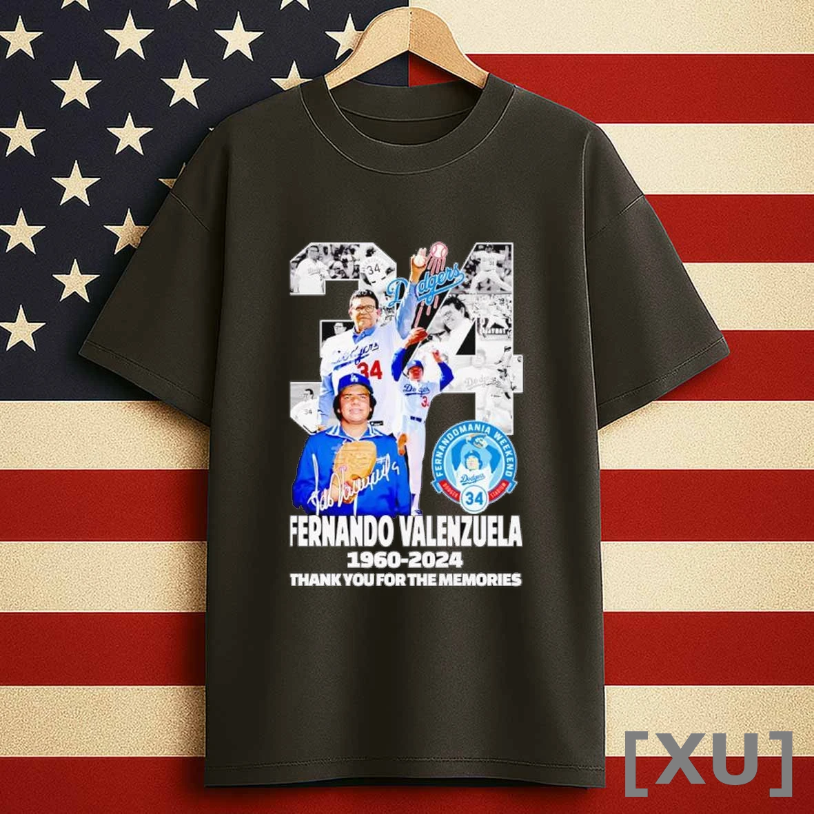 Fernando Valenzuela Los Angeles Dodgers 1960 2024 Thank You For The Memories Signature Shirts