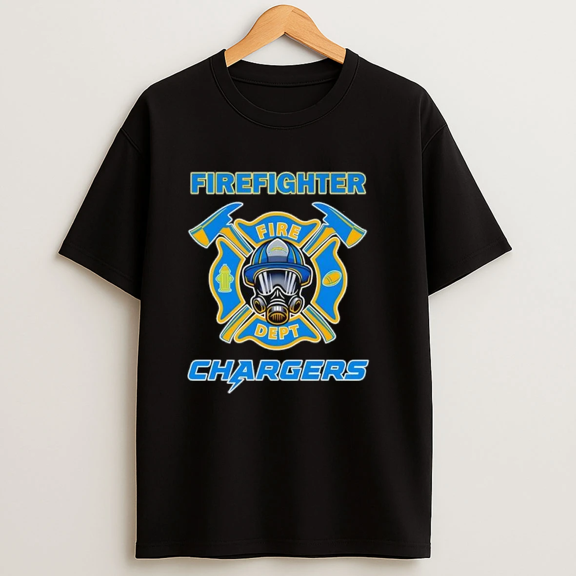Firefighter Team Chargers Fire Dept Shirts