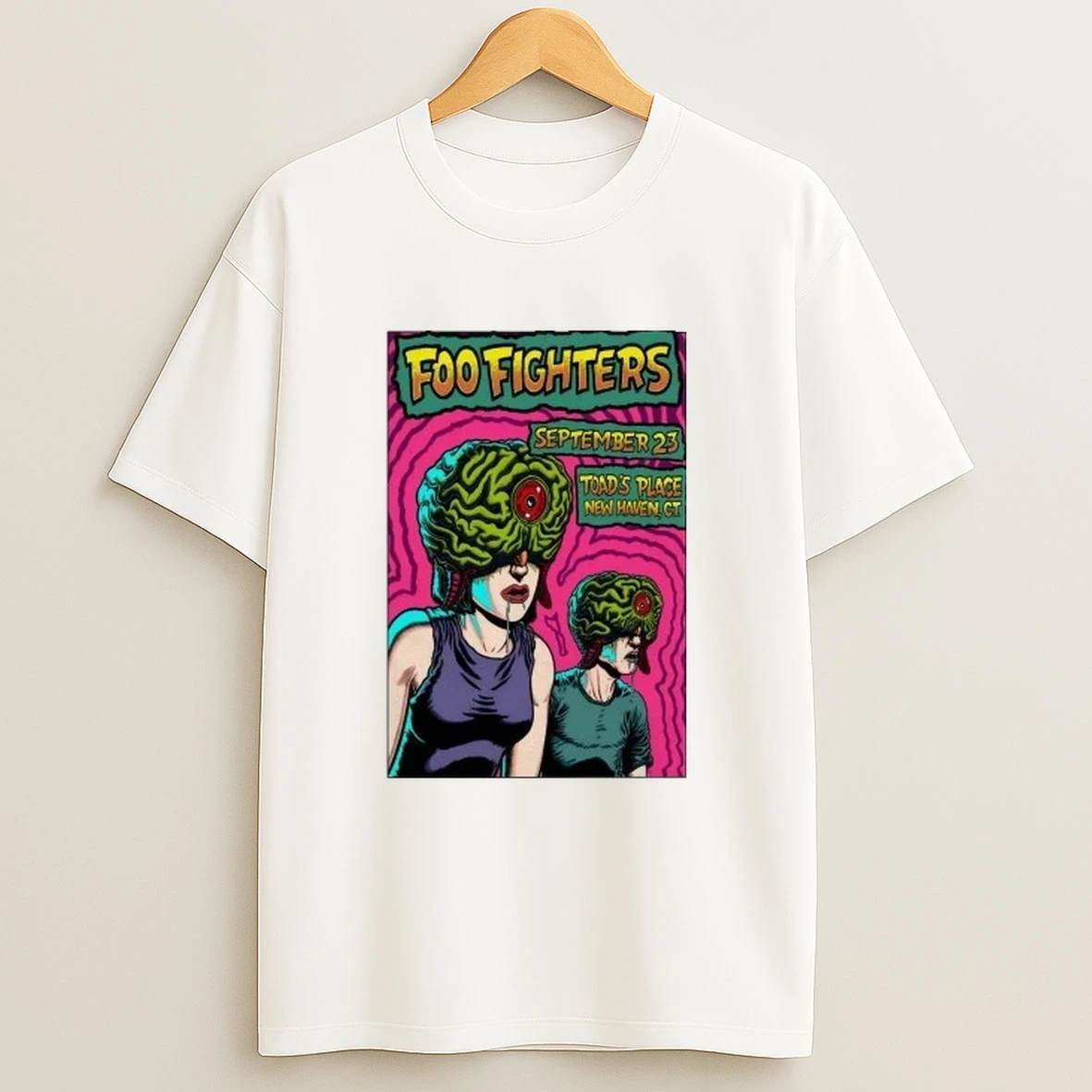 Foo Fighters Toads Place In New Haven Ct Sep 23 2025 Shirts