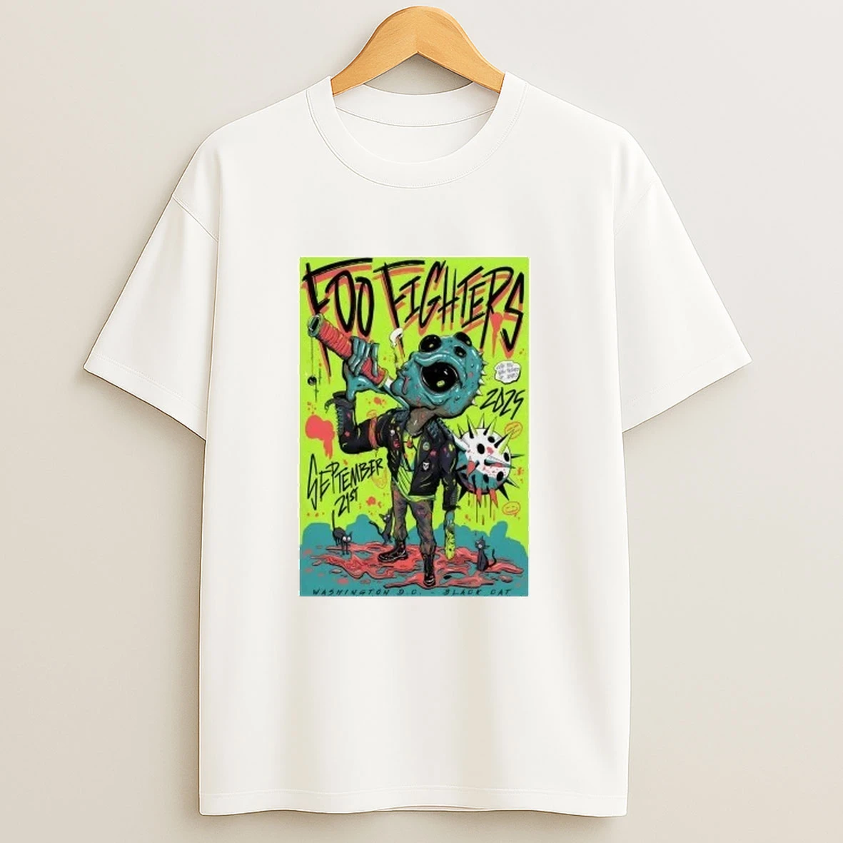 Foo Fighters Washington Tour On Sep 21 2025 Shirts