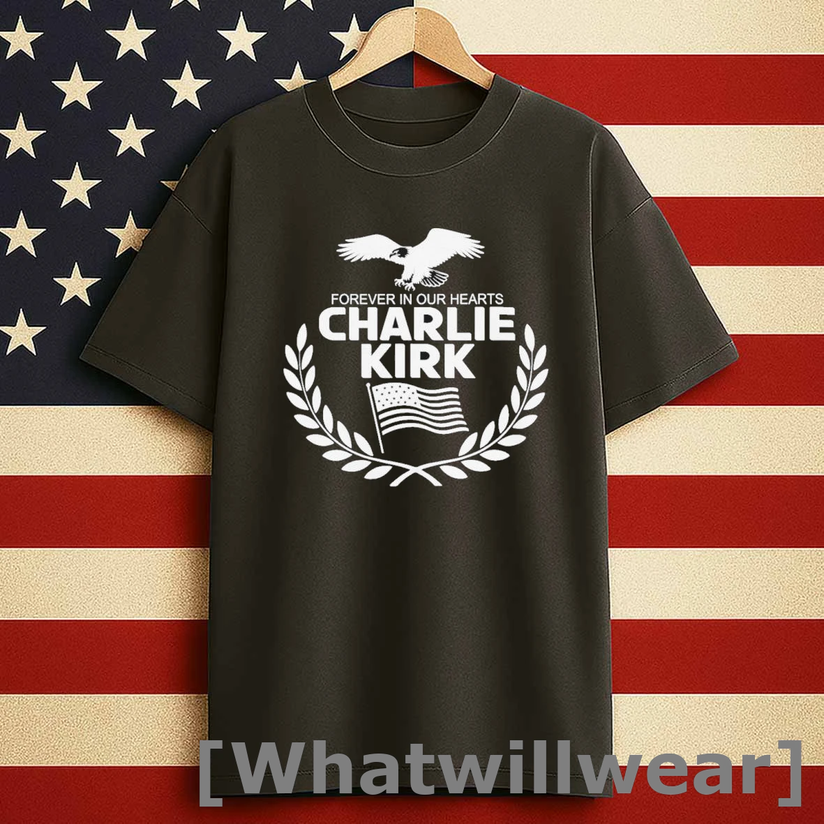Forever In Our Hearts Charlie Kirk Freedom Shirts