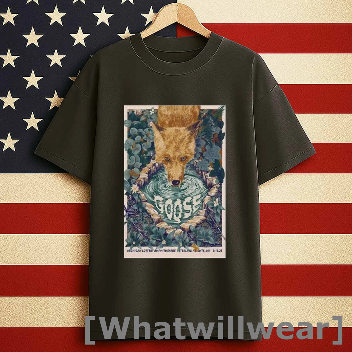 Fox Goose Fall Tour 2025 Michigan Lottery Amphitheatre Shirts