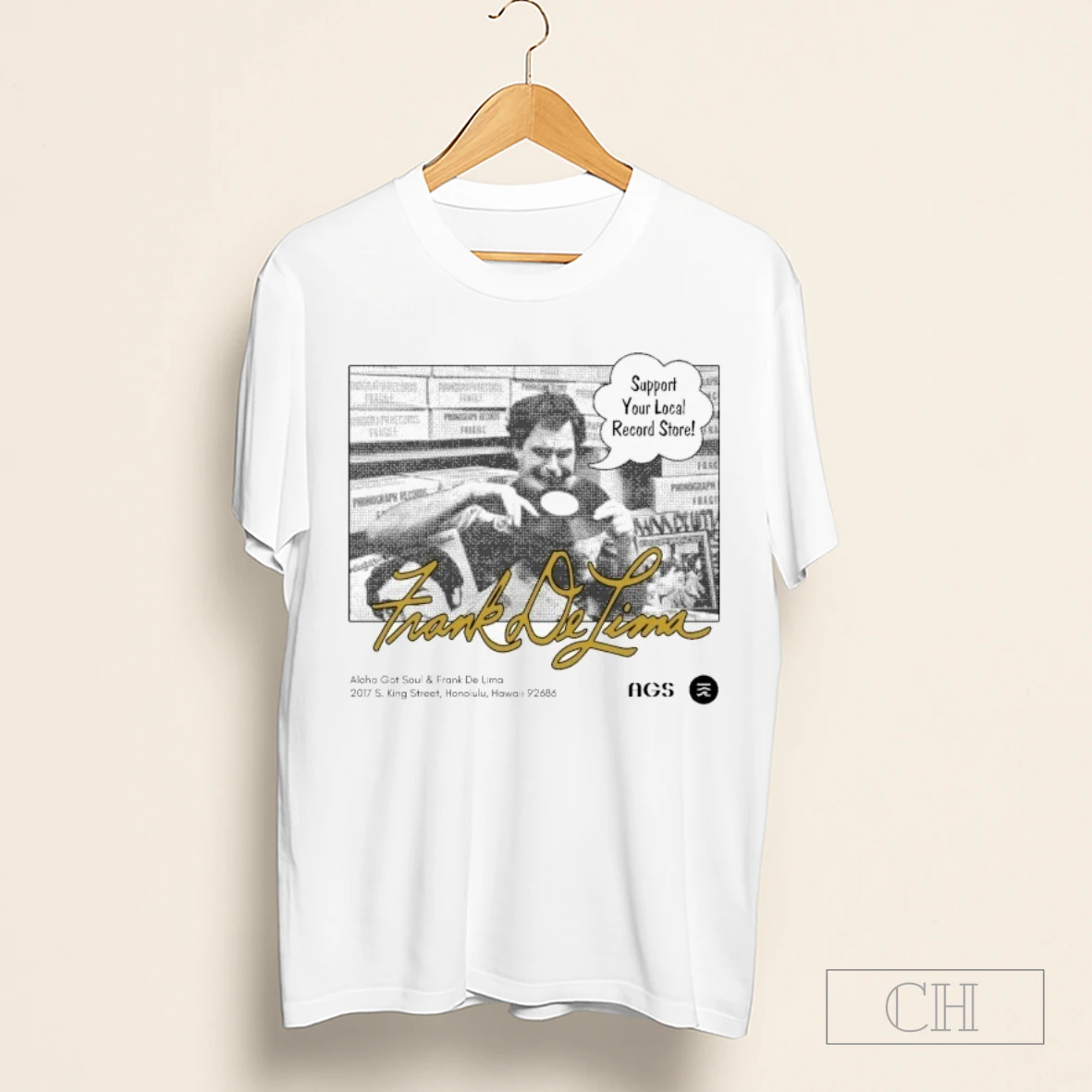 Frank De Lima Support Your Local Record Store Aloha Got Soul Shirt