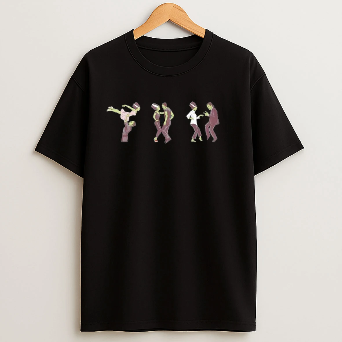 Frankenstein Monster And Bride Dancing Halloween Shirts