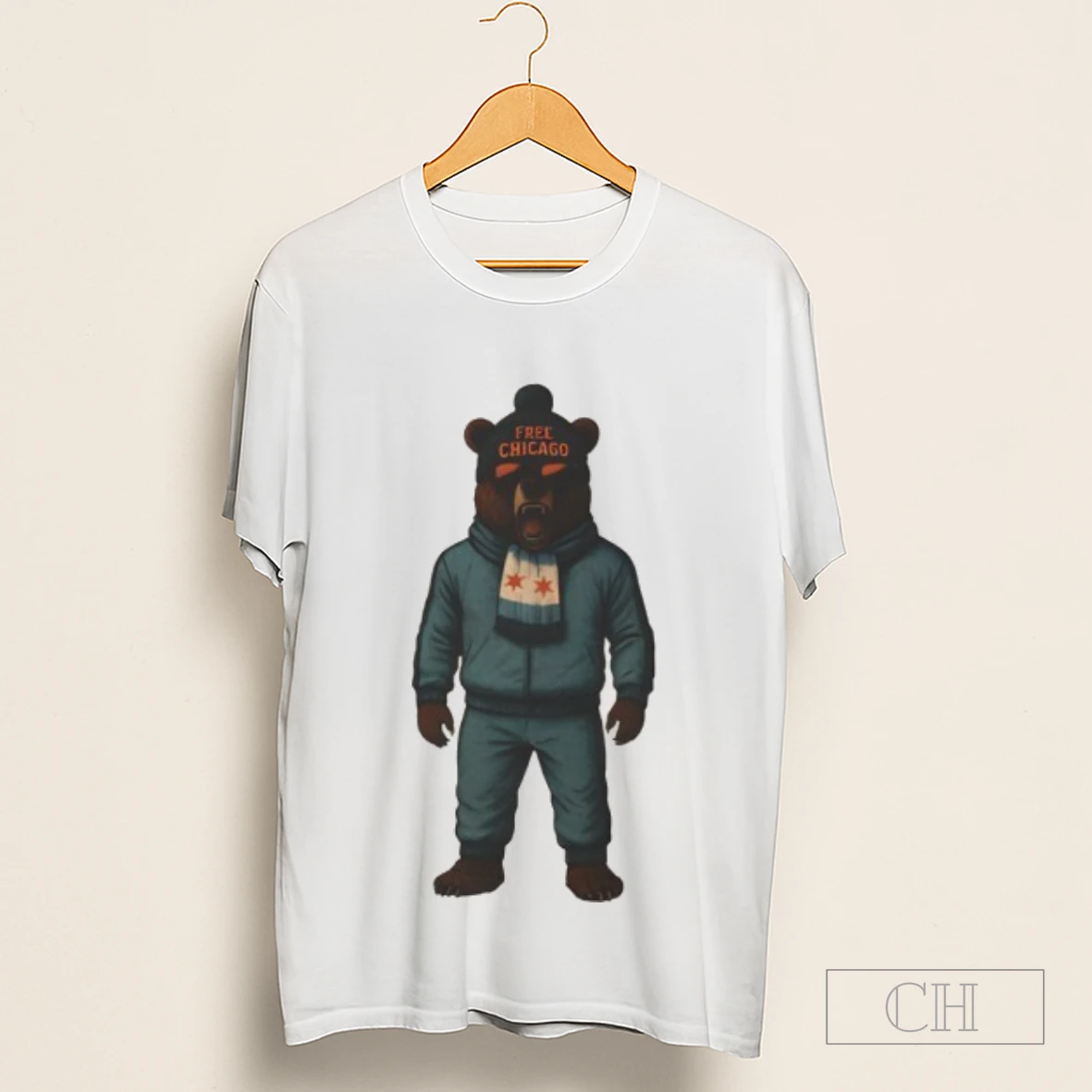 Free Chicago Bear Protest Vintage Shirt