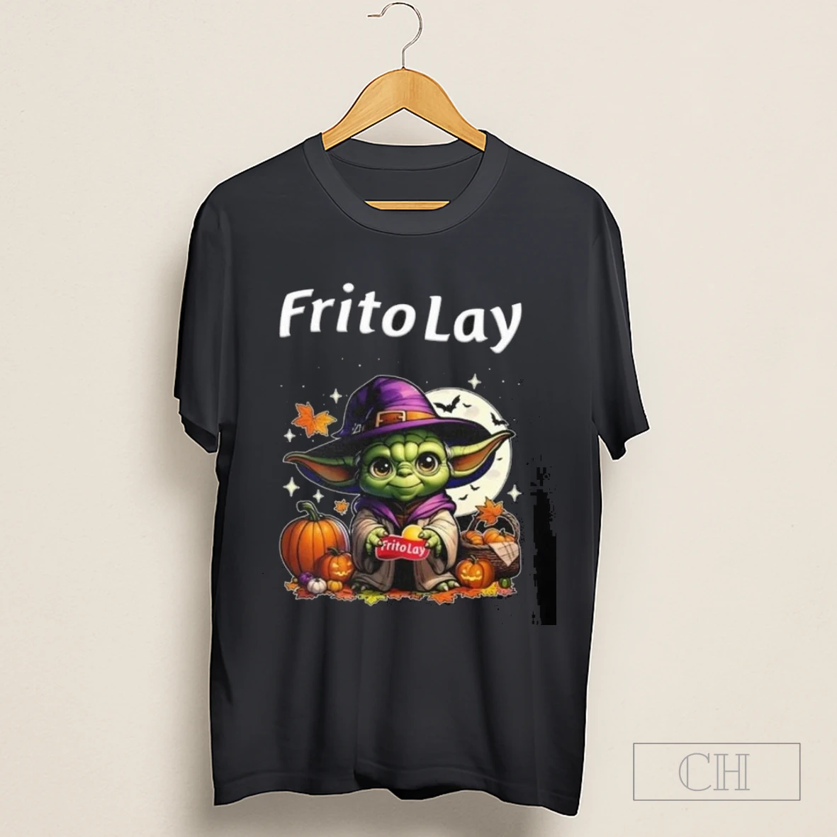 Frito Lay X Baby Yoda Witch Halloween 2025 Shirt