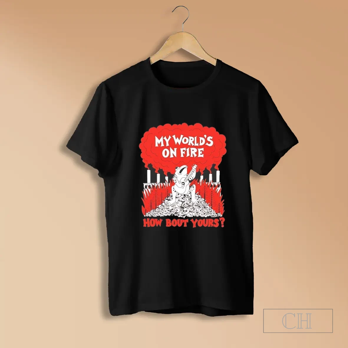 Frog My Worlds On Fire How Bout Yours Shirts