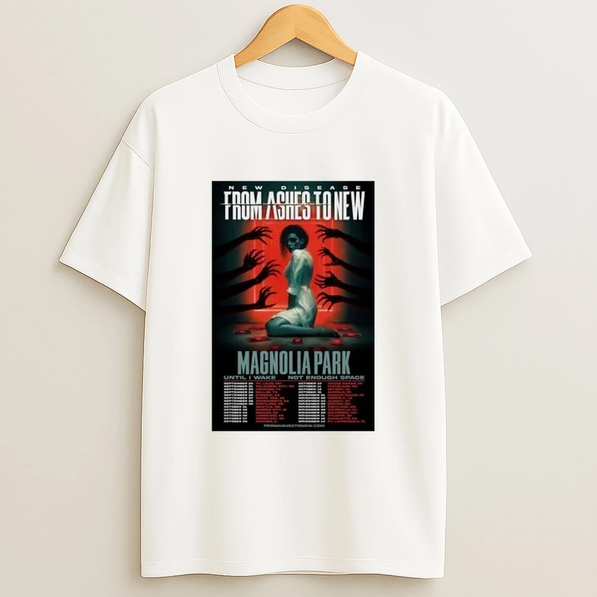 From Ashes To New Magnolia Park Until I Wake Not Enough Space Shirts