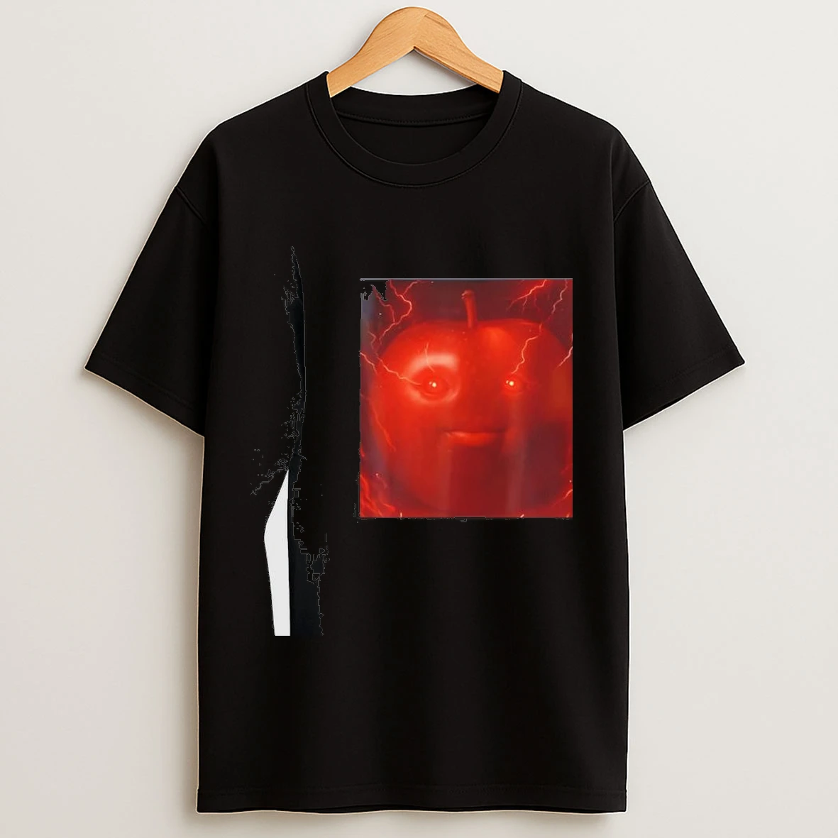 Funny Silly Ai Niche Evil Apple Gen Z Meme Brainrot Fruit Shirts