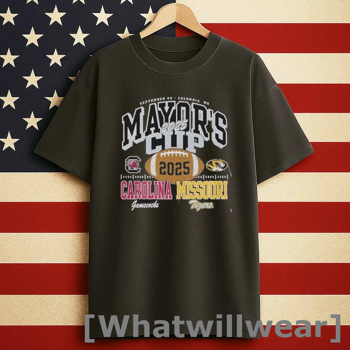 Gameday Mayors Cup 2025 Mizzou Vs South Carolina Matchup Shirts