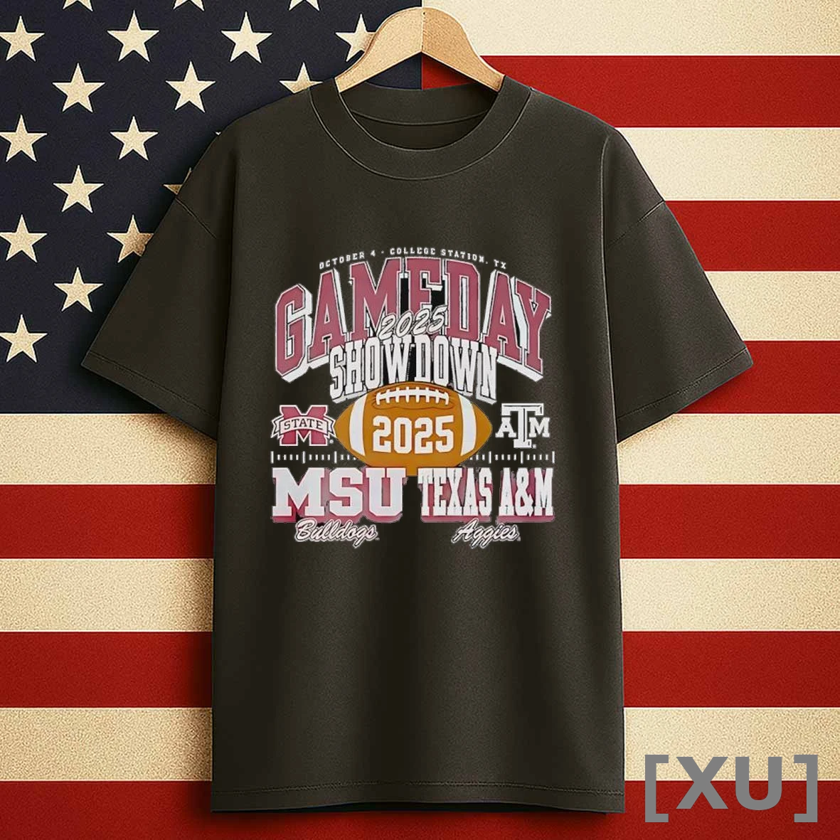 Gameday Showdown Mississippi State Bulldogs Vs Texas Am Aggies 2025 Shirts