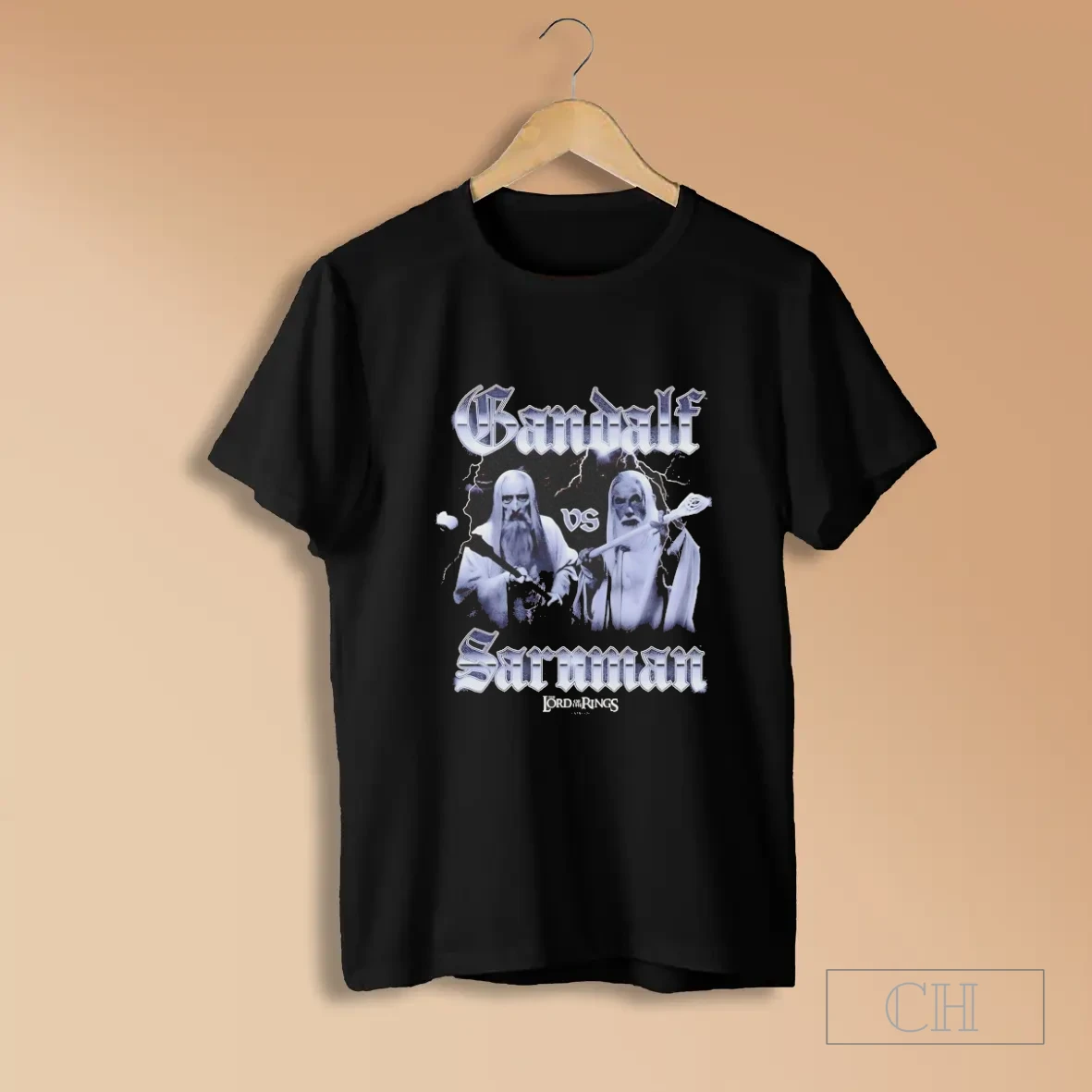 Gandalf Vs Saruman Showdown Shirts