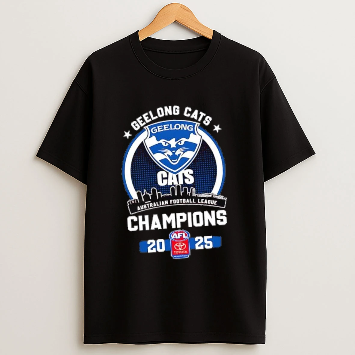 Geelong Catsaustralian Football League Champions 2025 Afl Logo Shirts