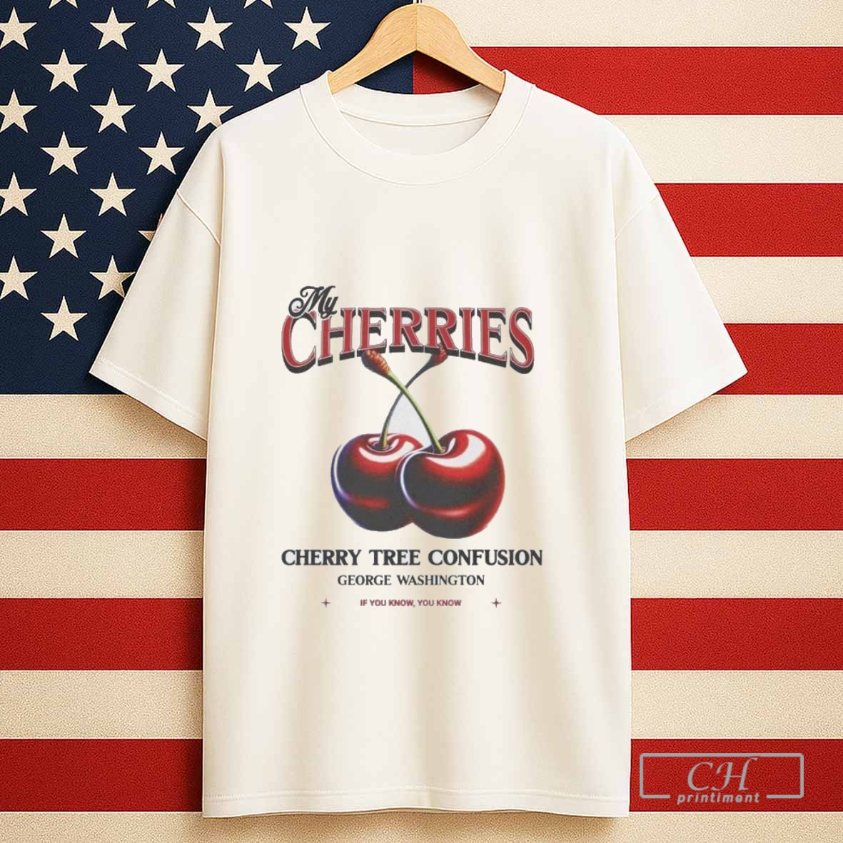 George Washington My Cherries Cherry Tree Confusion If You Know Tshirt Sweater