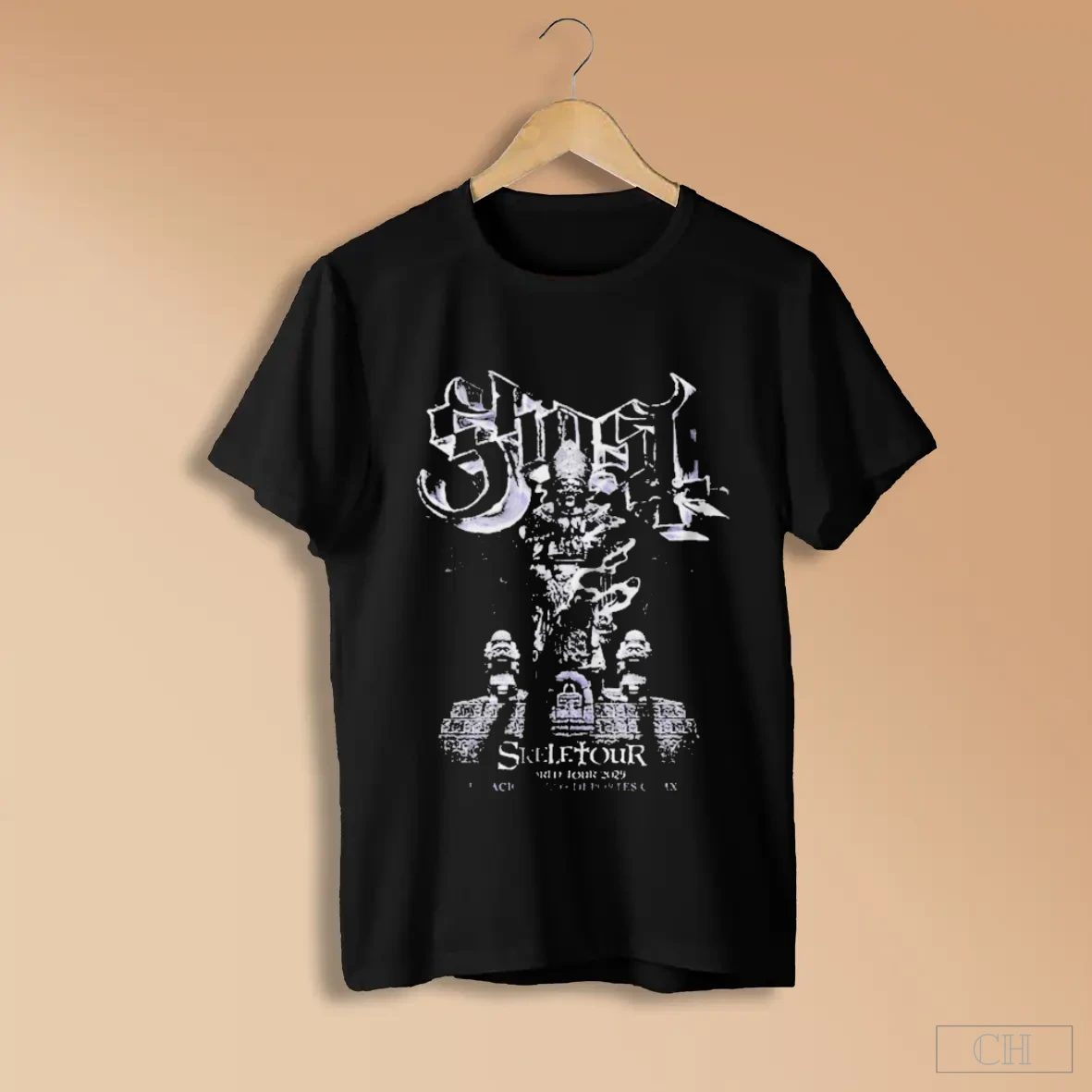 Ghost Skeletour World Tour 2025 Palacio De Los Deportes Cdmx Mexico September 23 24 25 Skeletal Skull Shirts