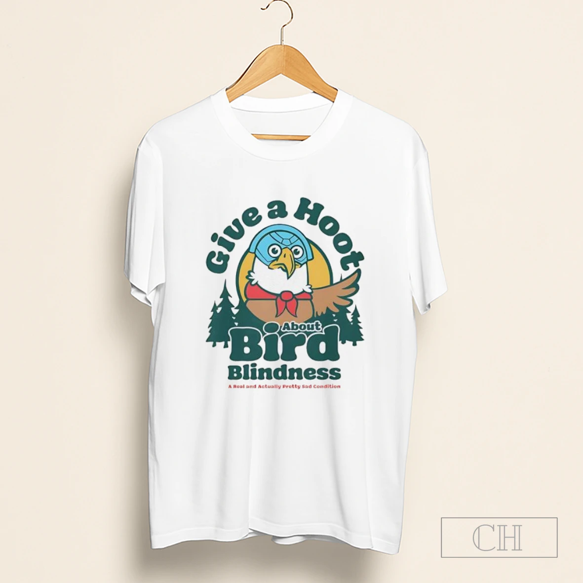 Give A Hoot About Bird Blindness A Real And Actually Pretty Sad Condition Shirt