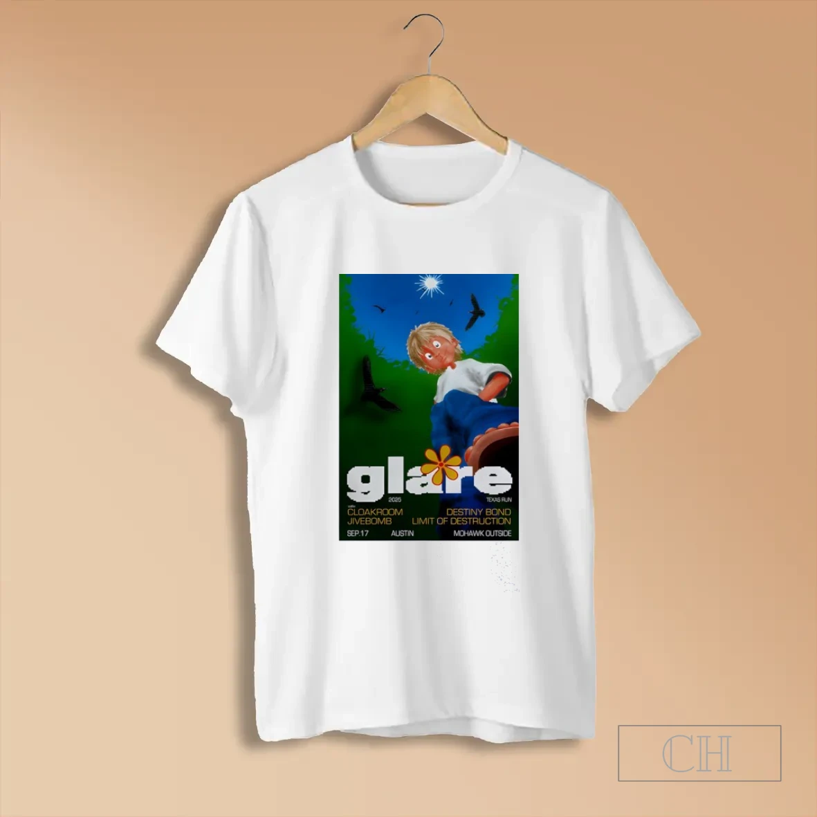 Glare September 17 2025 Mohawk Outdoor In Austin Tx T Shirt