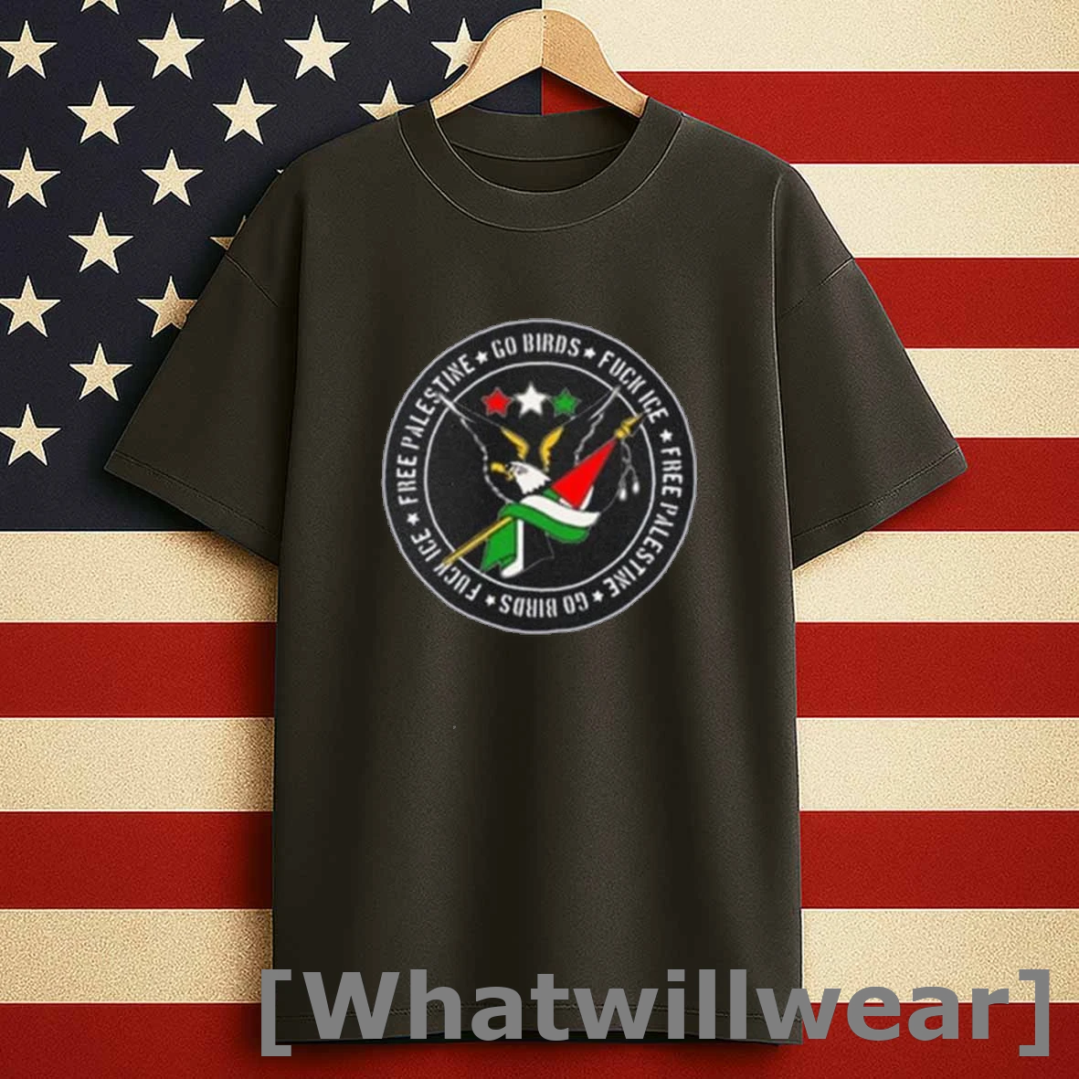 Go Birds Fuck Ice Free Palestine Hannah Einbinder Shirts