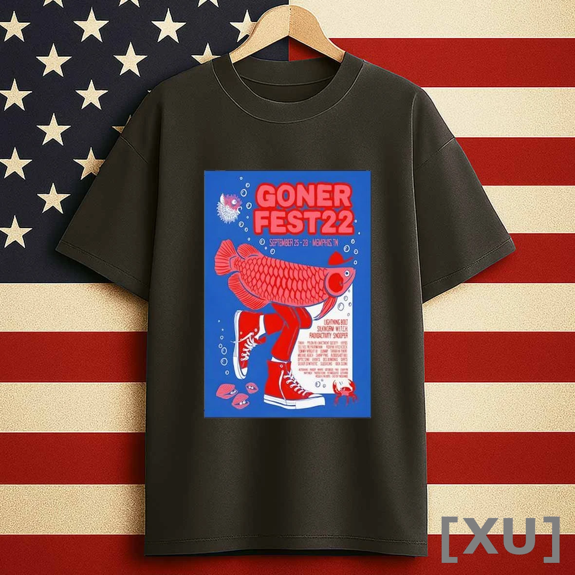 Gonerfest 22 Lightning Bolt Silkworm Witch Radioactivity Snoopy Shirts
