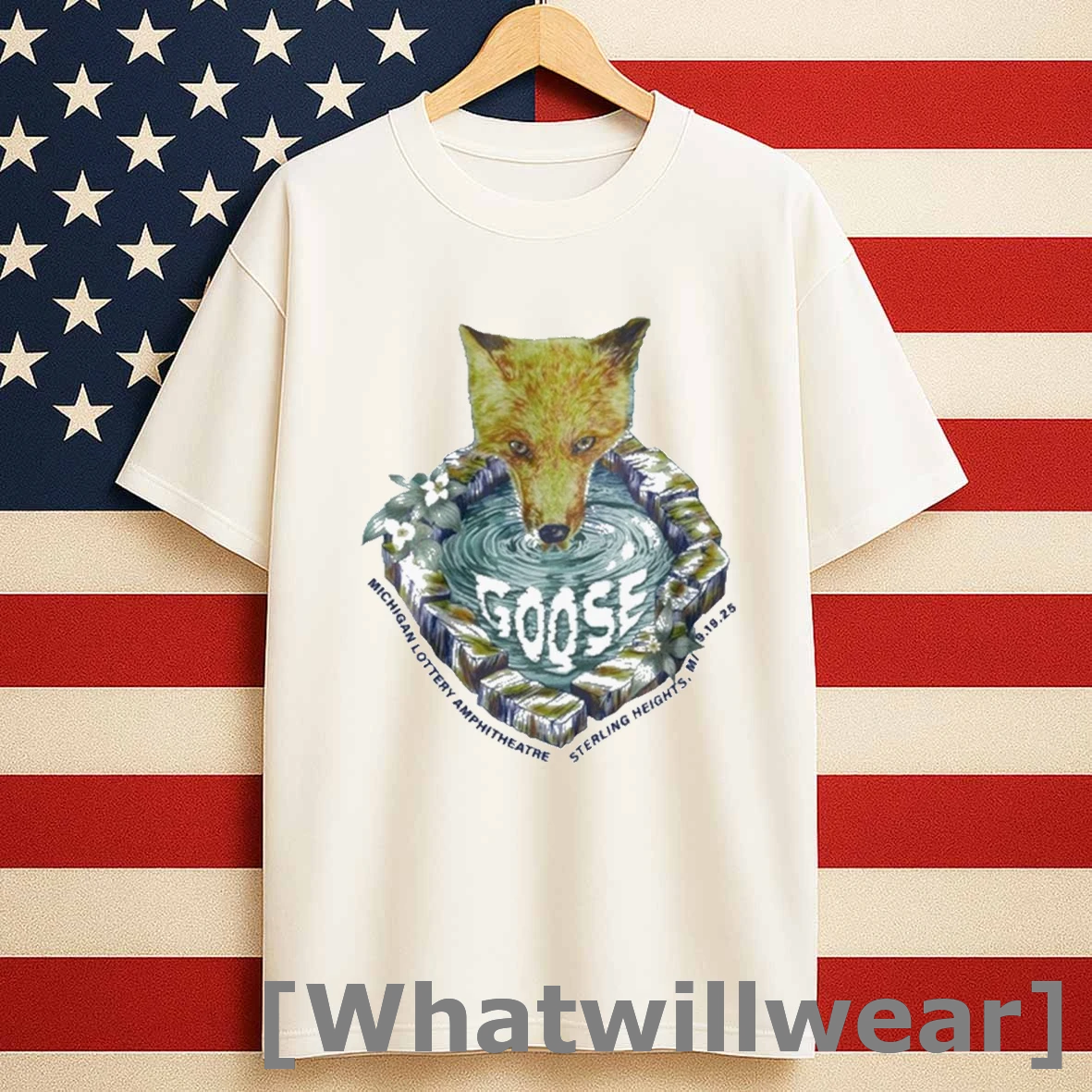 Goose Michigan Lottery Amphitheatre In Sterling Heights Mi September 19 2025 Shirts