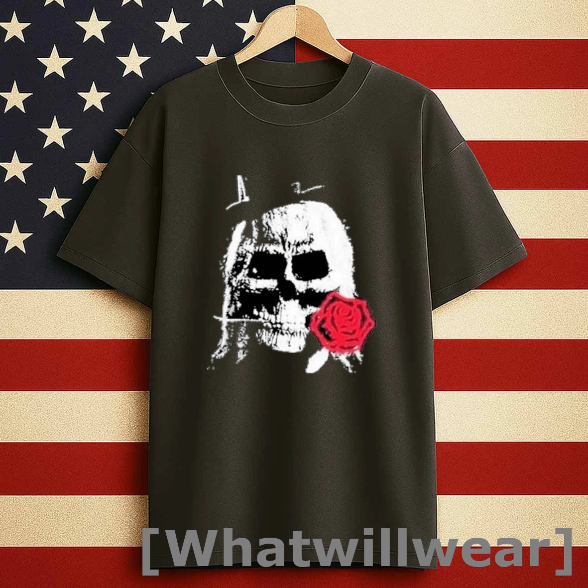 Grateful Dead Im Dead Head Skull Rose Shirts