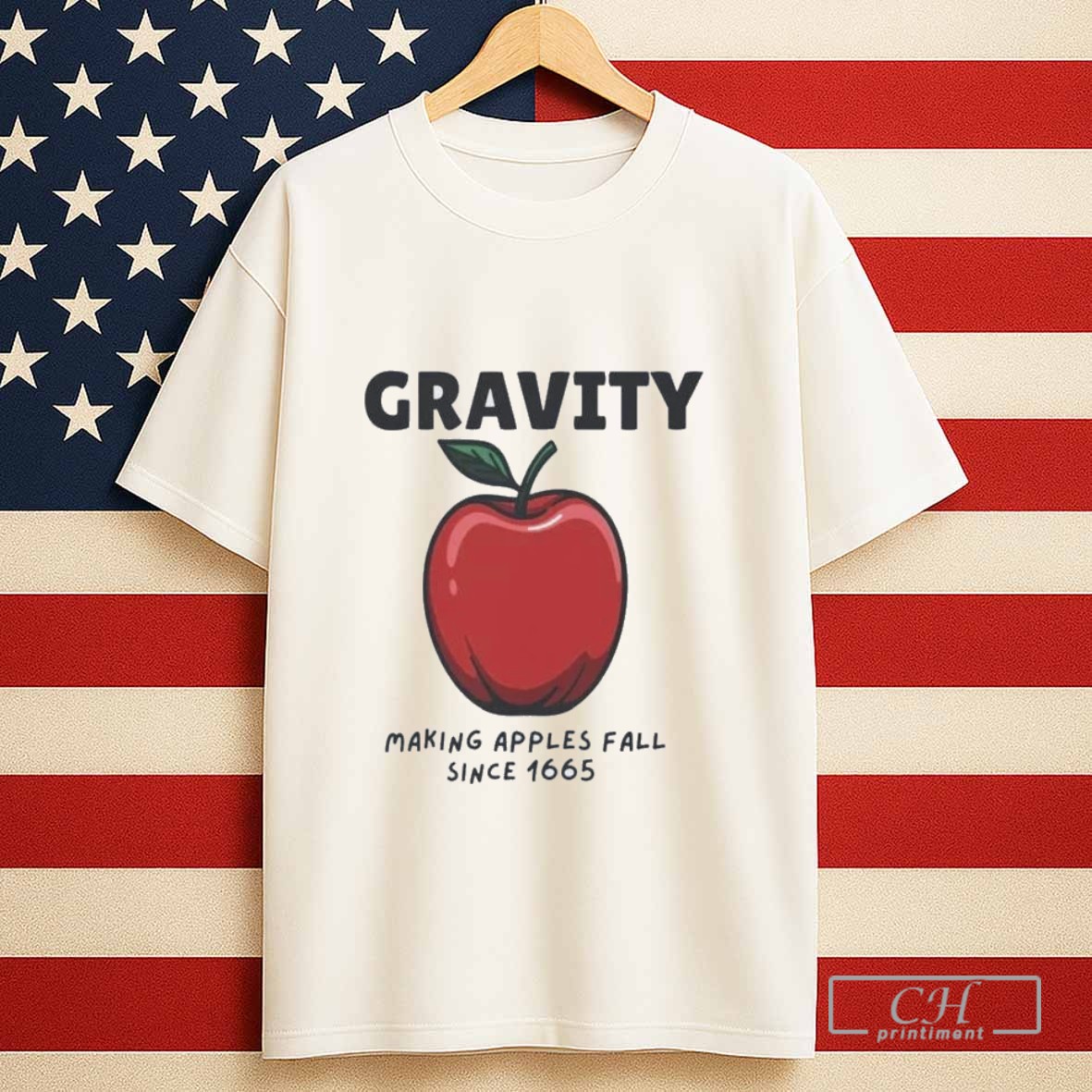 Gravity Making Apples Fall Since 1665 Tshirt Sweater