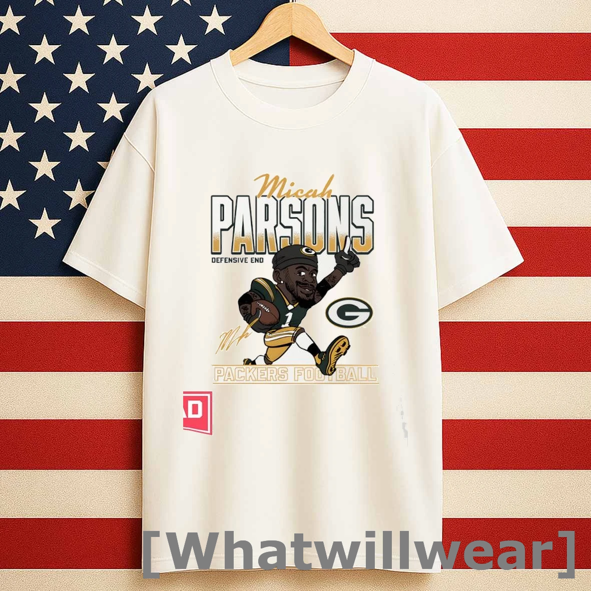 Green Bay Packers Micah Parsons Caricature Signature Shirts